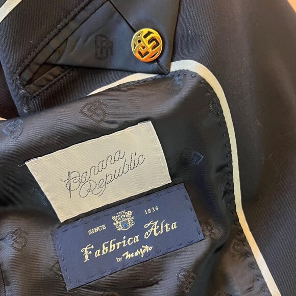 Banana Republic Italian Wool Blend Blazer – Petite 4 – Fabbrica Alta Collection - Picture 3 of 4